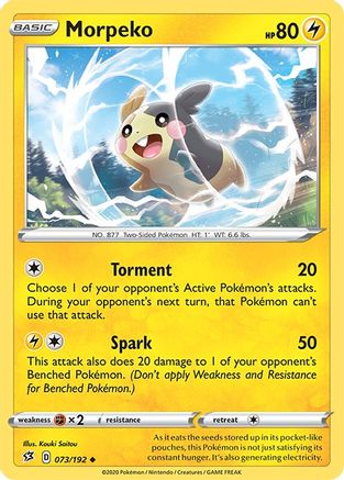 Morpeko - SWSH02: Rebel Clash #073