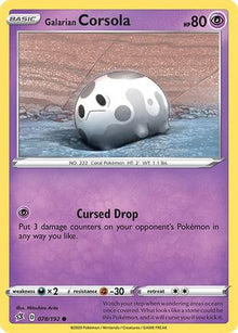 Galarian Corsola - SWSH02: Rebel Clash #078