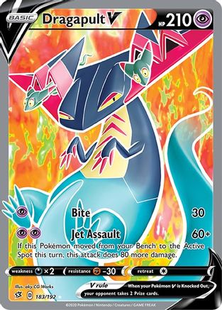Dragapult V (Full Art) - SWSH02: Rebel Clash #183