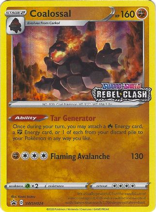 Coalossal - SWSH024 (Prerelease) - SWSH: Sword & Shield Promo Cards #SWSH024