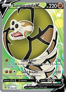 Sandaconda V (Full Art) - SWSH02: Rebel Clash #184