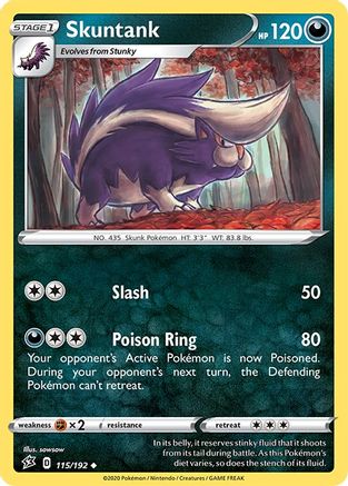Skuntank - SWSH02: Rebel Clash #115