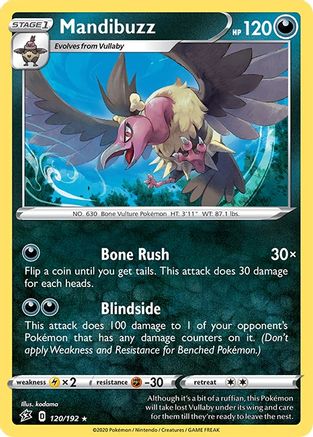 Mandibuzz - SWSH02: Rebel Clash #120