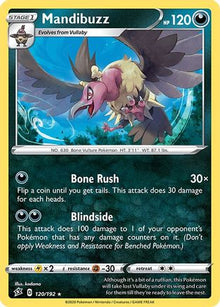 Mandibuzz - SWSH02: Rebel Clash #120