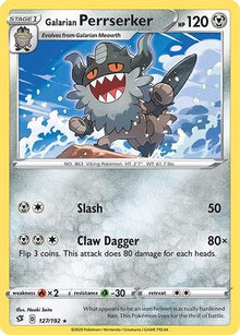 Galarian Perrserker - SWSH02: Rebel Clash #127