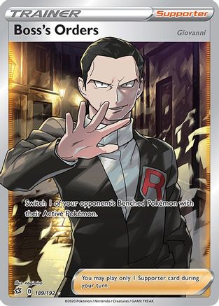 Boss's Orders (Full Art) - SWSH02: Rebel Clash #189