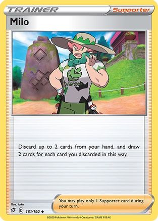 Milo - SWSH02: Rebel Clash #161
