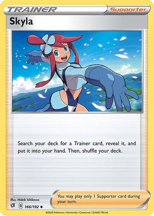 Skyla - SWSH02: Rebel Clash #166