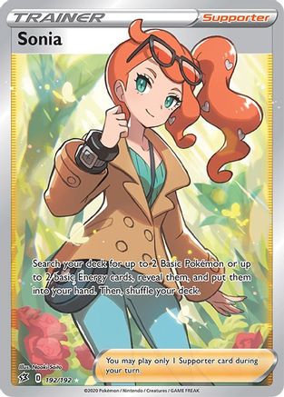 Sonia (Full Art) - SWSH02: Rebel Clash #192