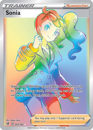 Sonia (Secret) - SWSH02: Rebel Clash #203