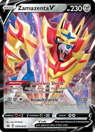 Zamazenta V - SWSH019 - SWSH: Sword & Shield Promo Cards #SWSH019