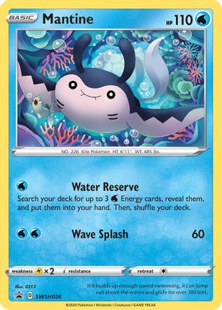 Mantine - SWSH026 - SWSH: Sword & Shield Promo Cards #SWSH026