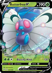Butterfree V - SWSH03: Darkness Ablaze #001