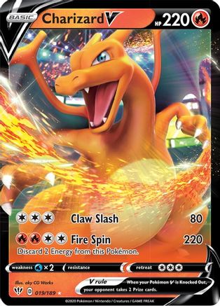 Charizard V - SWSH03: Darkness Ablaze #019