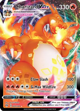Charizard VMAX - SWSH03: Darkness Ablaze #020