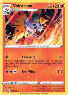 Volcarona - SWSH03: Darkness Ablaze #030