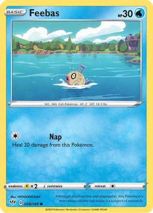 Feebas - SWSH03: Darkness Ablaze #038