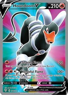 Houndoom V (Full Art) - SWSH03: Darkness Ablaze #178