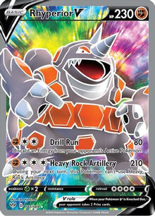Rhyperior V (Full Art) - SWSH03: Darkness Ablaze #181