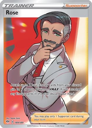 Rose (Full Art) - SWSH03: Darkness Ablaze #189