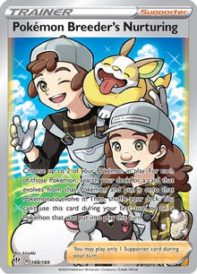 Pokemon Breeder's Nurturing (Full Art) - SWSH03: Darkness Ablaze #188