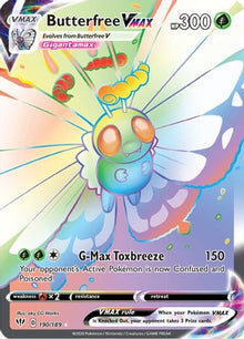 Butterfree VMAX (Secret) - SWSH03: Darkness Ablaze #190