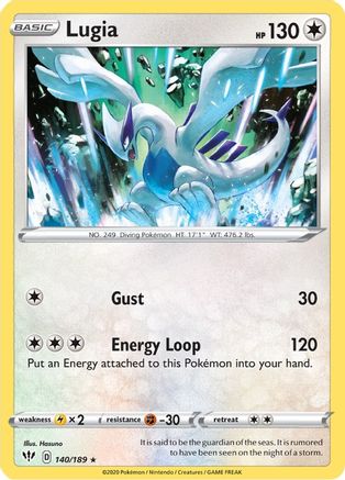 Lugia - SWSH03: Darkness Ablaze #140