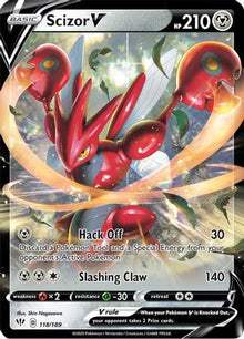 Scizor V - SWSH03: Darkness Ablaze #118
