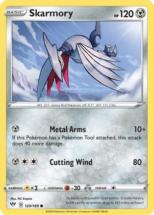 Skarmory - SWSH03: Darkness Ablaze #120