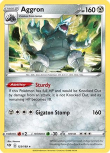 Aggron - SWSH03: Darkness Ablaze #123