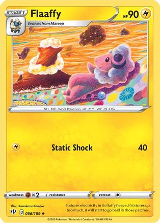 Flaaffy - SWSH03: Darkness Ablaze #056