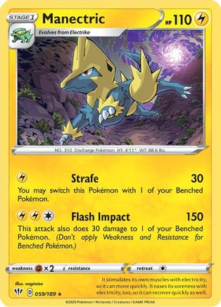 Manectric - SWSH03: Darkness Ablaze #059