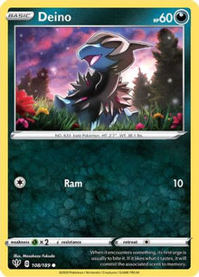 Deino - SWSH03: Darkness Ablaze #108