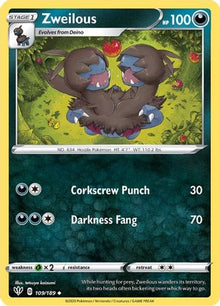 Zweilous - SWSH03: Darkness Ablaze #109
