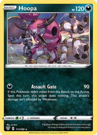 Hoopa - SWSH03: Darkness Ablaze #111