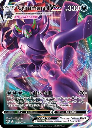 Grimmsnarl VMAX - SWSH03: Darkness Ablaze #115