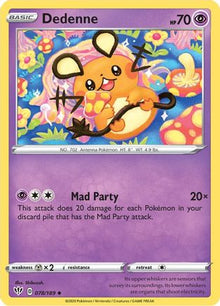 Dedenne - SWSH03: Darkness Ablaze #078