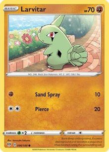 Larvitar - SWSH03: Darkness Ablaze #086