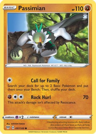 Passimian - SWSH03: Darkness Ablaze #097