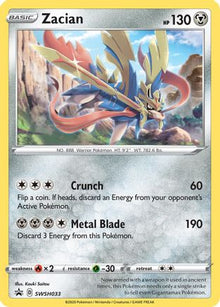 Zacian - SWSH033 - SWSH: Sword & Shield Promo Cards #SWSH033