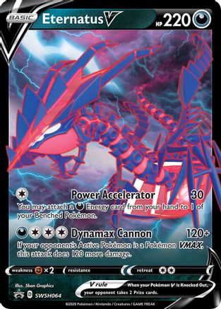 Eternatus V - SWSH064 - SWSH: Sword & Shield Promo Cards #SWSH064