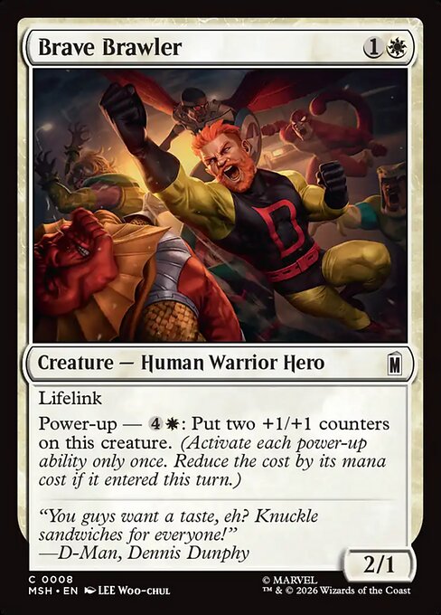 Brave Brawler - Marvel Super Heroes #8