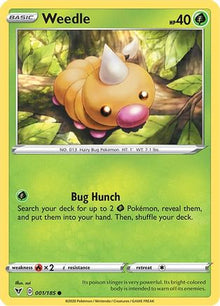 Weedle - SWSH04: Vivid Voltage #001