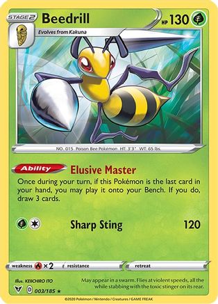 Beedrill - SWSH04: Vivid Voltage #003