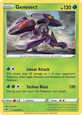 Genesect - SWSH04: Vivid Voltage #016