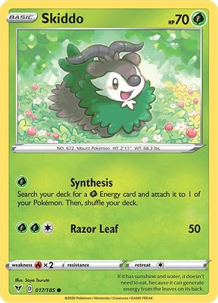 Skiddo - SWSH04: Vivid Voltage #017