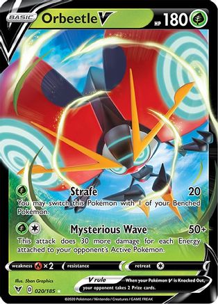 Orbeetle V - SWSH04: Vivid Voltage #020
