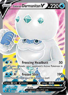 Galarian Darmanitan V (Full Art) - SWSH04: Vivid Voltage #169