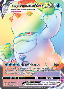 Galarian Darmanitan VMAX (Secret) - SWSH04: Vivid Voltage #187