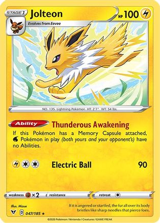 Jolteon - SWSH04: Vivid Voltage #047